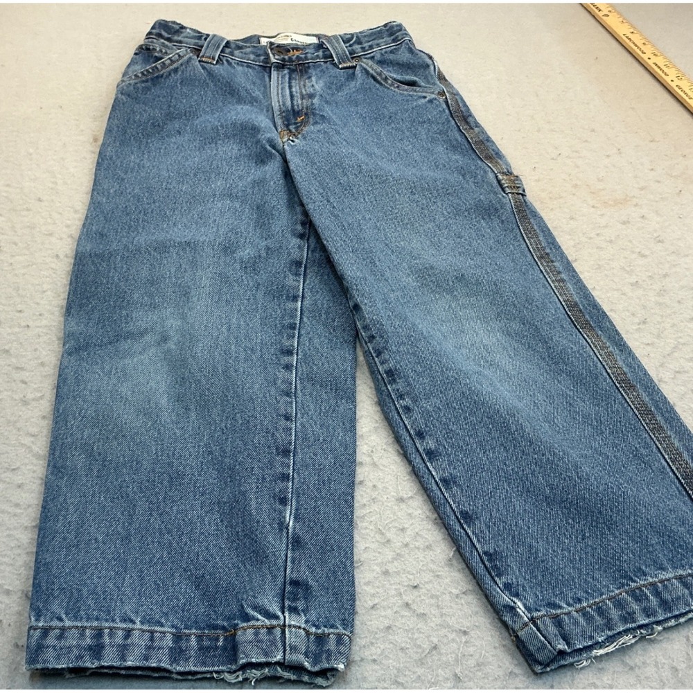 Levi Strauss Signature Vintage Carpenter Jeans Blue Denim Utility Pants 24x20